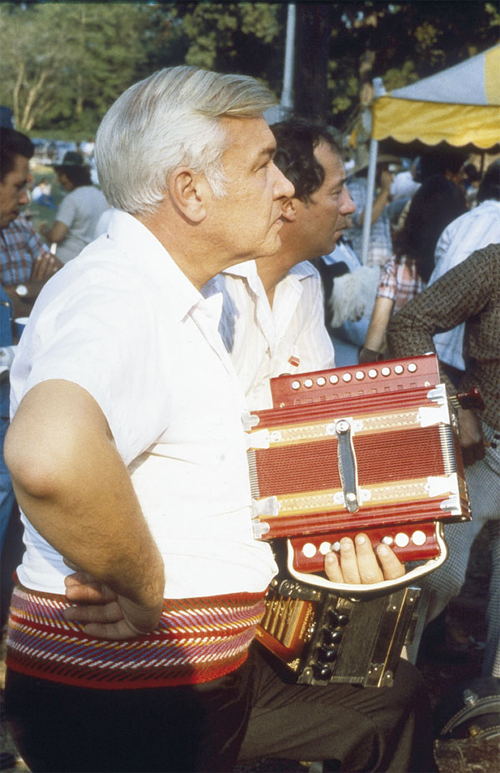 Philippe Bruneau accordéoniste trad du Québec